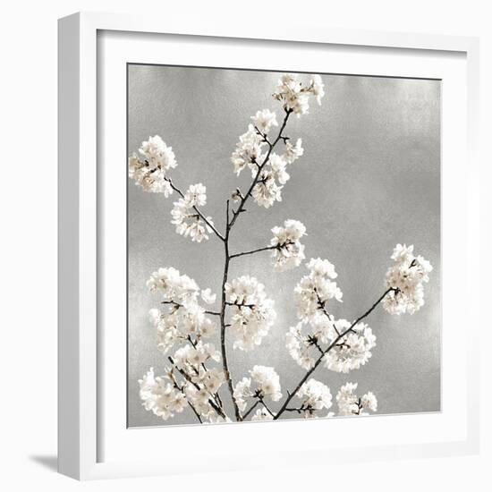 Silver Blossoms I-Kate Bennett-Framed Art Print