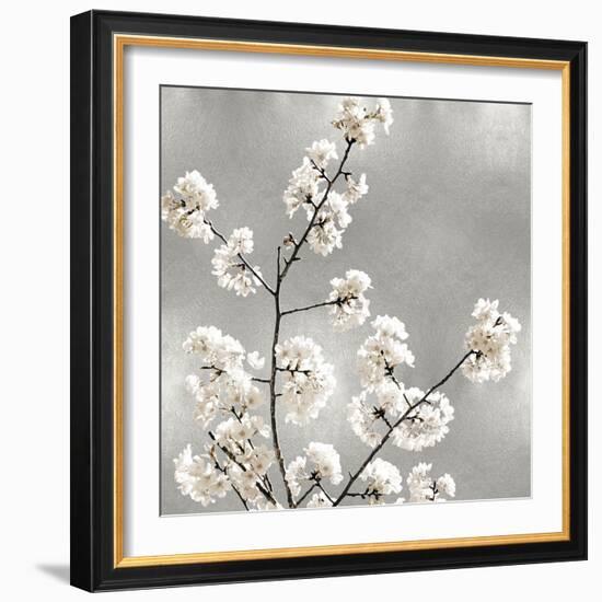 Silver Blossoms I-Kate Bennett-Framed Art Print