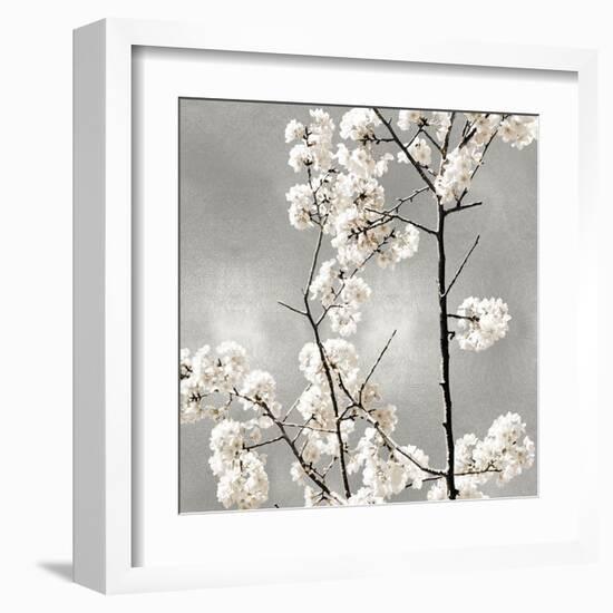 Silver Blossoms II-Kate Bennett-Framed Art Print