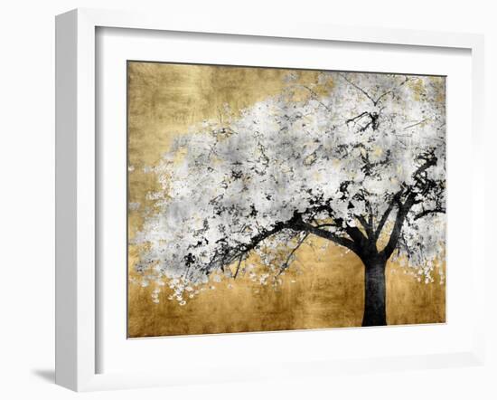 Silver Blossoms-Kate Bennett-Framed Art Print