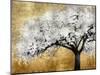 Silver Blossoms-Kate Bennett-Mounted Art Print