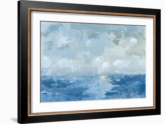 Silver Blue Sea-Pamela Munger-Framed Art Print