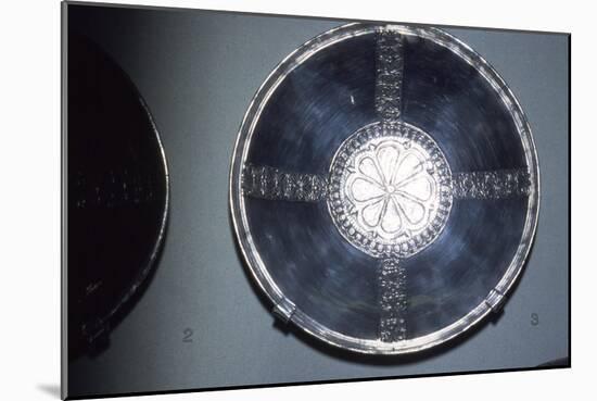 Silver Bowl from Sutton Hoo Ship Burial, Anglo-Saxon, c7th century-Unknown-Mounted Giclee Print