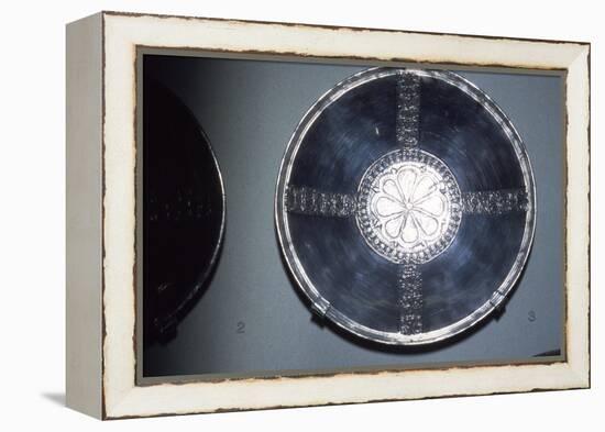 Silver Bowl from Sutton Hoo Ship Burial, Anglo-Saxon, c7th century-Unknown-Framed Premier Image Canvas