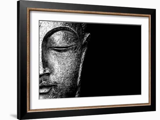 Silver Budda-Whoartnow-Framed Premium Giclee Print