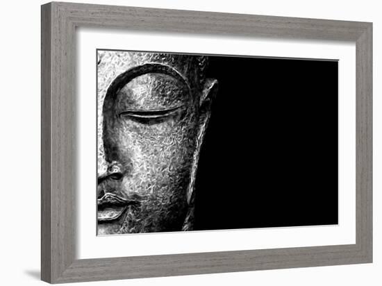 Silver Budda-Whoartnow-Framed Giclee Print