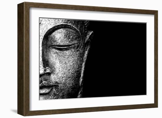 Silver Budda-Whoartnow-Framed Giclee Print