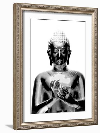 Silver Budda-Whoartnow-Framed Giclee Print