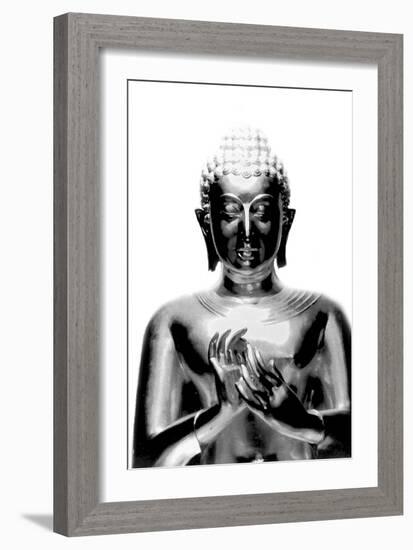 Silver Budda-Whoartnow-Framed Giclee Print