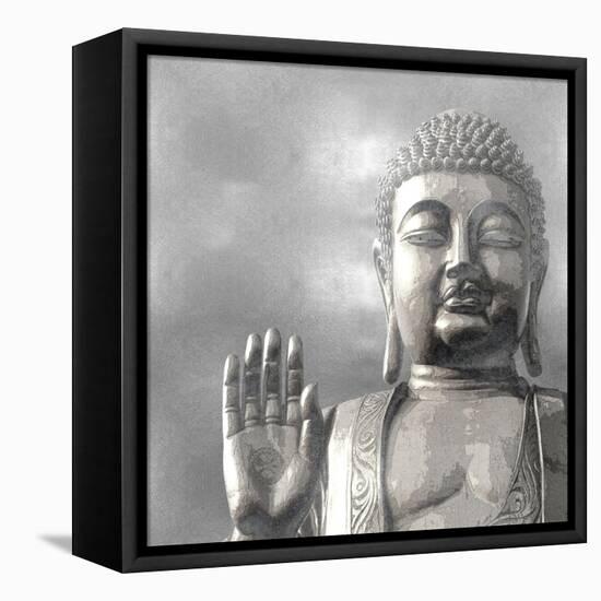 Silver Buddha-Tom Bray-Framed Stretched Canvas