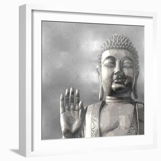 Silver Buddha-Tom Bray-Framed Art Print