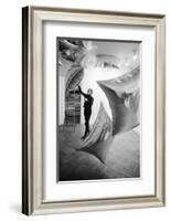 Silver Clouds Installation, Leo Castelli Gallery, NYC, 1966-Nat Finkelstein-Framed Art Print