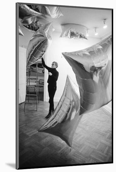 Silver Clouds Installation, Leo Castelli Gallery, NYC, 1966-Nat Finkelstein-Mounted Art Print