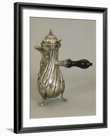 Silver Coffeepot, Side-Handled-null-Framed Giclee Print