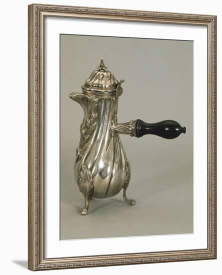 Silver Coffeepot, Side-Handled-null-Framed Giclee Print