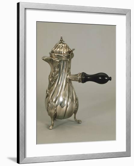 Silver Coffeepot, Side-Handled-null-Framed Giclee Print