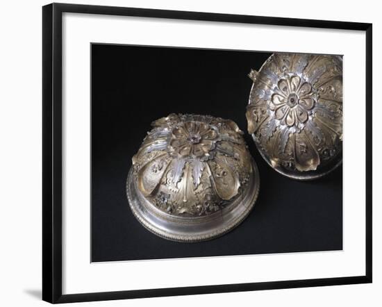 Silver Cup Decorated with Enamel and Chiselled Features. from Civita Castellana, Viterbo Province-null-Framed Giclee Print