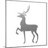 Silver Deer 2-Melody Hogan-Mounted Art Print