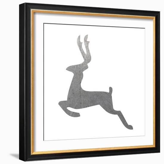 Silver Deer 3-Melody Hogan-Framed Art Print