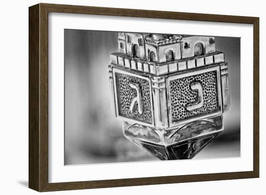 Silver Dreidel-null-Framed Photo