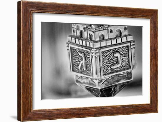 Silver Dreidel-null-Framed Photo