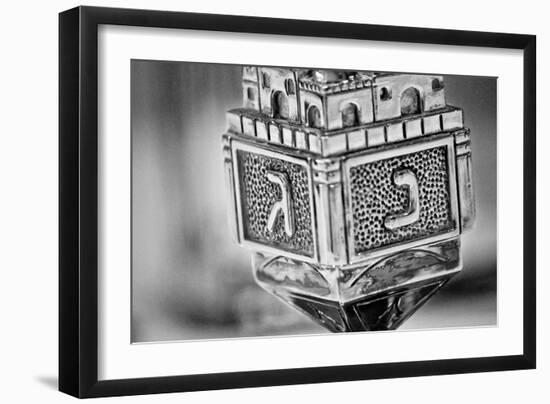 Silver Dreidel-null-Framed Photo