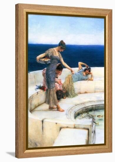Silver Favorites-Sir Lawrence Alma-Tadema-Framed Stretched Canvas