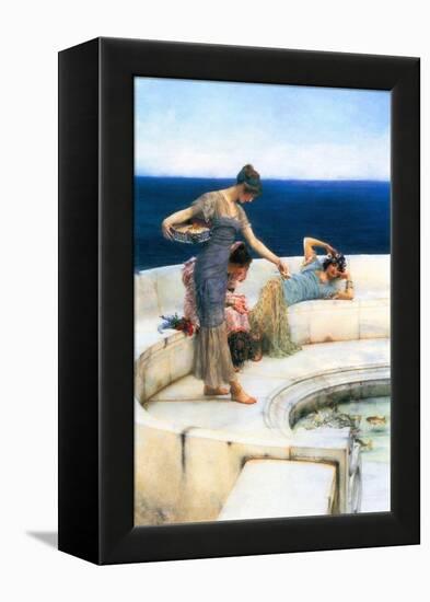 Silver Favorites-Sir Lawrence Alma-Tadema-Framed Stretched Canvas