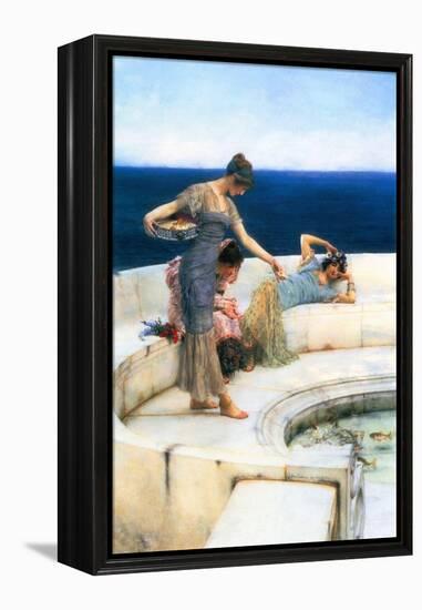 Silver Favorites-Sir Lawrence Alma-Tadema-Framed Stretched Canvas