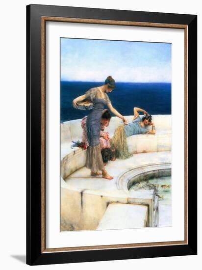 Silver Favorites-Sir Lawrence Alma-Tadema-Framed Art Print