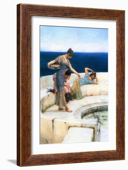 Silver Favorites-Sir Lawrence Alma-Tadema-Framed Art Print