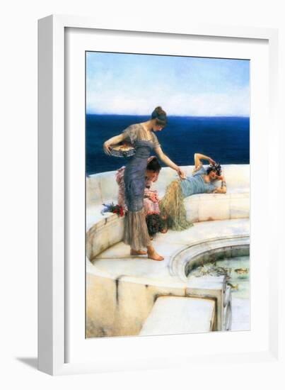 Silver Favorites-Sir Lawrence Alma-Tadema-Framed Art Print