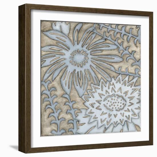 Silver Filigree III-Megan Meagher-Framed Art Print