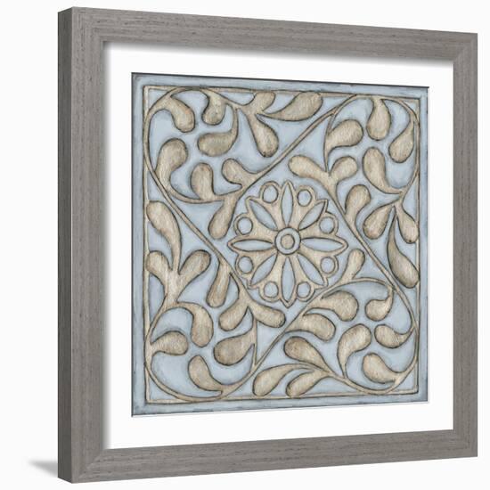 Silver Filigree VII-Megan Meagher-Framed Art Print