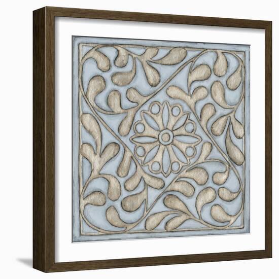 Silver Filigree VII-Megan Meagher-Framed Art Print