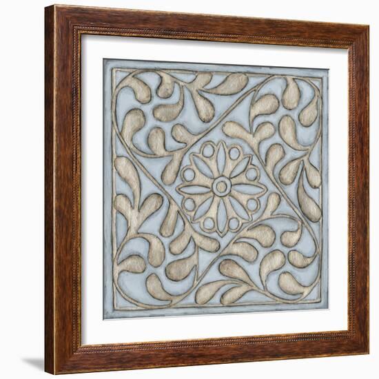 Silver Filigree VII-Megan Meagher-Framed Art Print