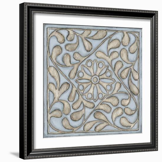 Silver Filigree VII-Megan Meagher-Framed Art Print