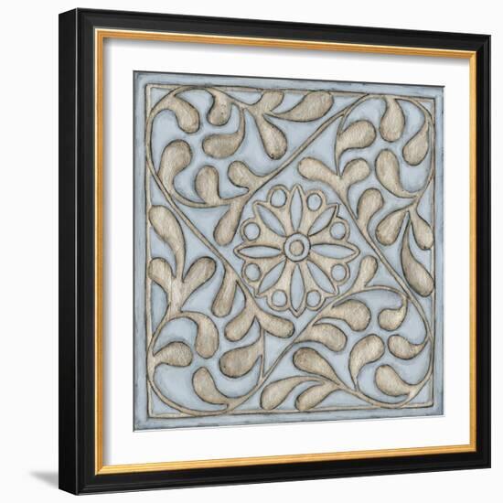 Silver Filigree VII-Megan Meagher-Framed Art Print