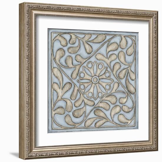 Silver Filigree VII-Megan Meagher-Framed Art Print