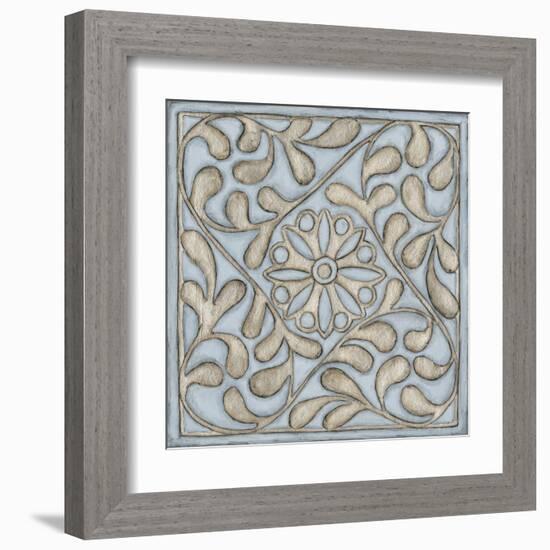 Silver Filigree VII-Megan Meagher-Framed Art Print