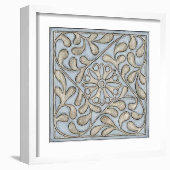 Silver Filigree VII-Megan Meagher-Framed Art Print