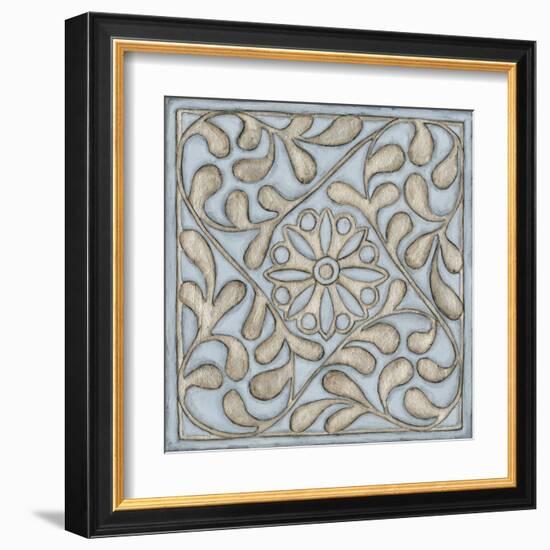 Silver Filigree VII-Megan Meagher-Framed Art Print