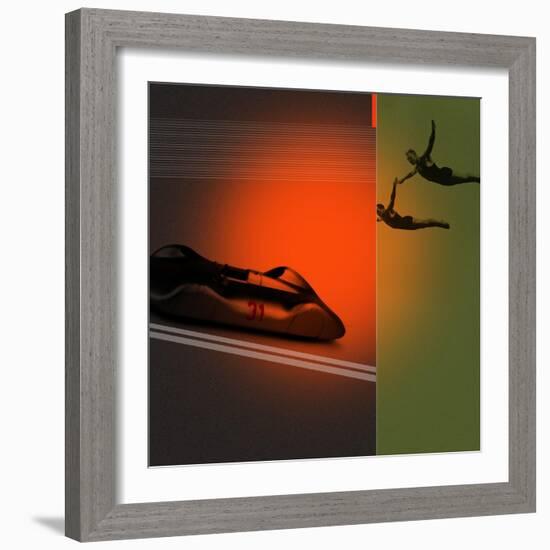 Silver Flight-NaxArt-Framed Premium Giclee Print