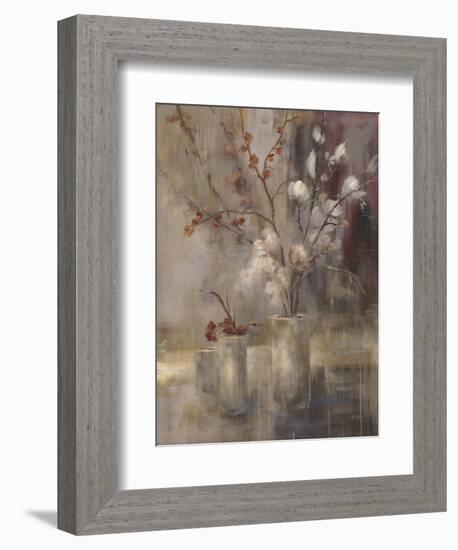 Silver Floral-Simon Addyman-Framed Art Print