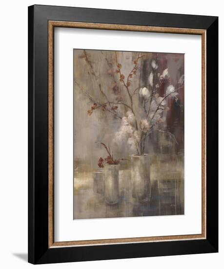 Silver Floral-Simon Addyman-Framed Art Print