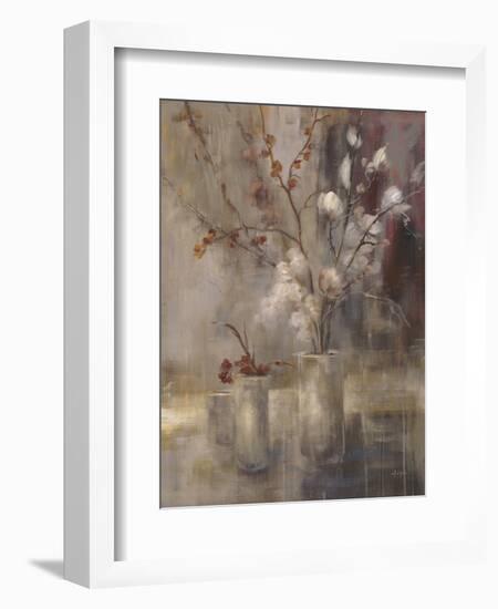 Silver Floral-Simon Addyman-Framed Art Print