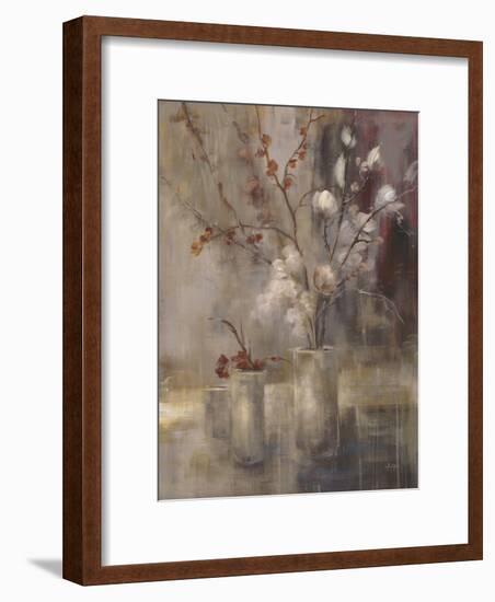 Silver Floral-Simon Addyman-Framed Art Print