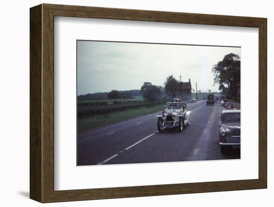 Silver Ghost Rolls Royce at Rally, Cheshire, England, c1960-CM Dixon-Framed Photographic Print