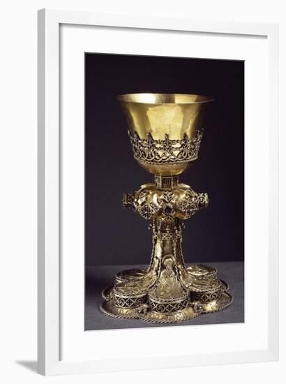 Silver-Gilt Goblet, from Treasury, Cathedral of Warsaw, Poland-null-Framed Giclee Print