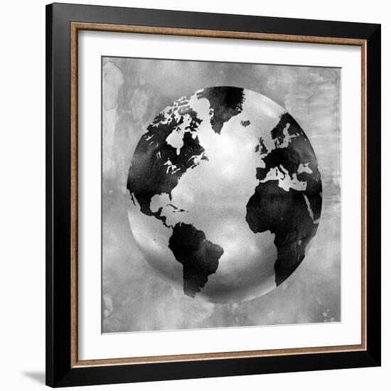 Silver Globe-Russell Brennan-Framed Art Print